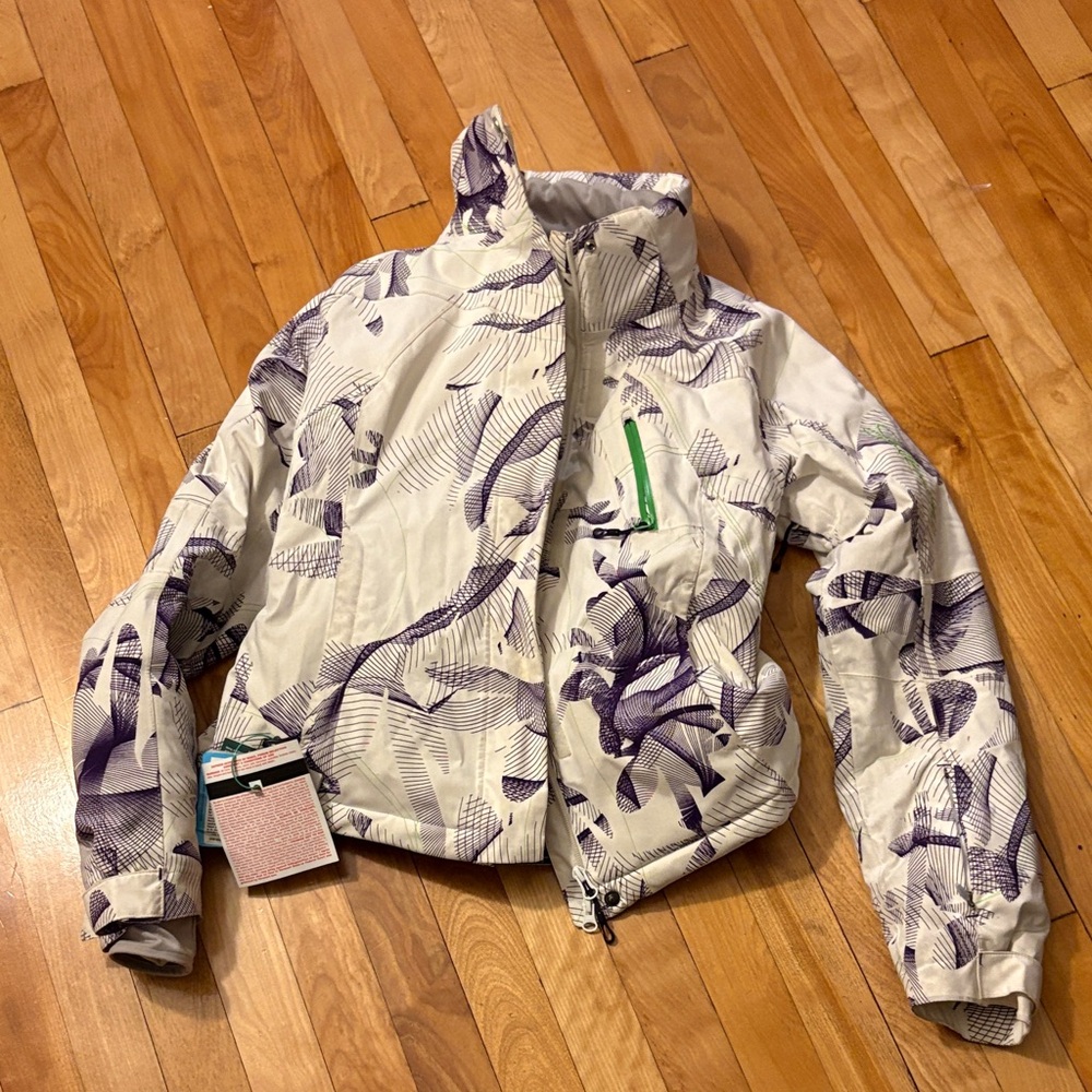 Salomon Women's Ski Jacket - Purple and White